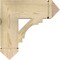 Ekena Millwork Merced Arts & Crafts Rough Sawn Bracket, Douglas Fir, 6"W x 20"D x 20"H BKT06X20X20MRC03RDF - alternate 4
